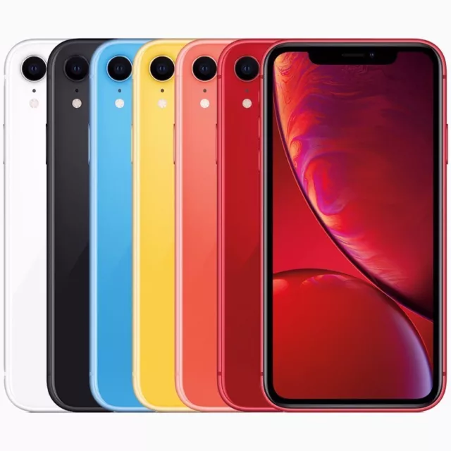 Apple iPhone XR 64GB 128GB 256GB ALL COLOURS Unlocked EXCELLENT CONDITION A++