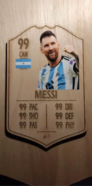 Personalised Fifa Ultimate Team Card, FUT 23 Custom Printed Foamex Card  Icon etc