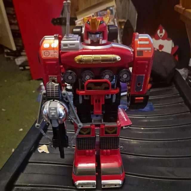 Vintage 1999 Bandai Power Rangers Deluxe Lost Galaxy Megazord Robot Toy