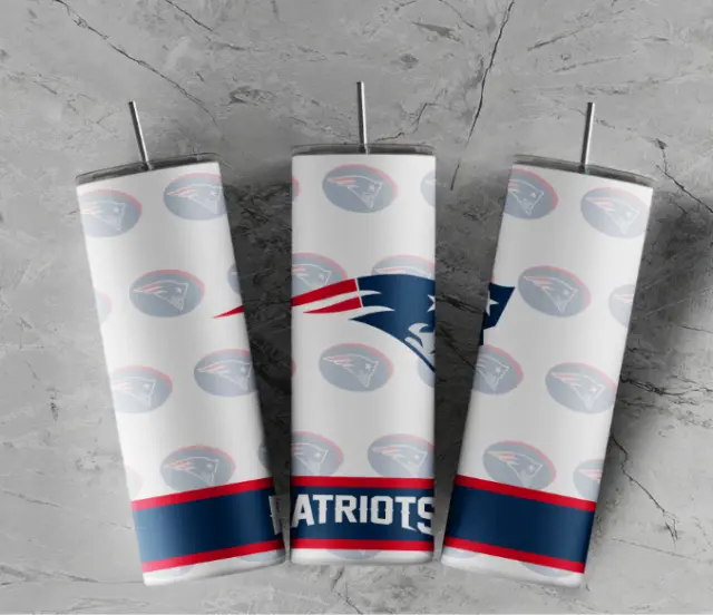 New England Patriots 20 oz hot cold Tumbler Double Walled Game Day