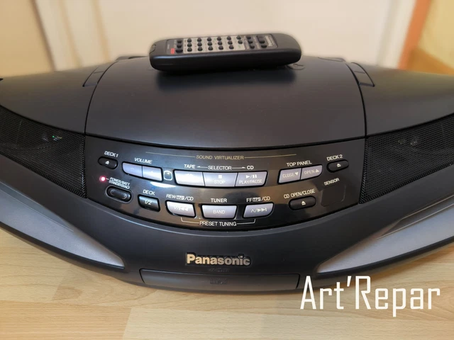 Radio/cassette/CD portable Boombox Ghettoblaster Panasonic RX-ED77