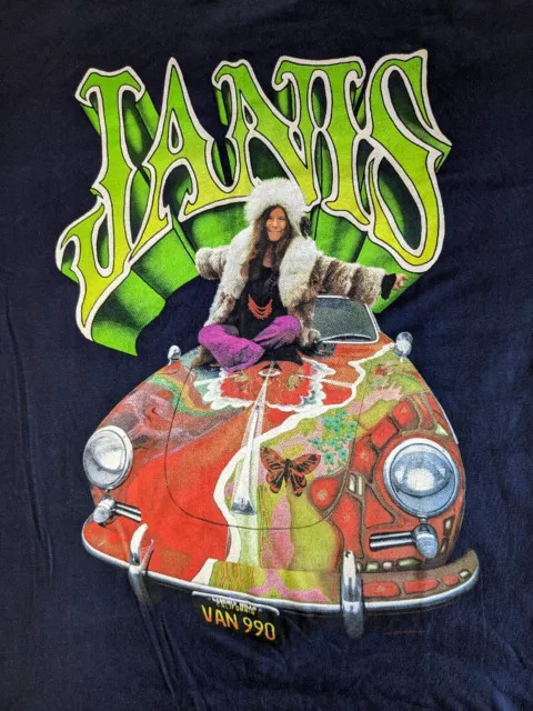 Janis Joplin Vintage 1995 Hippie Psychedelic XL T-Shirt Cronies