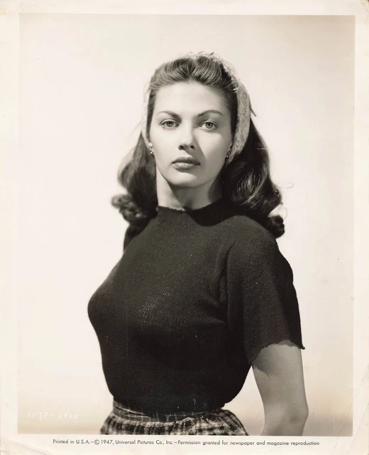 Tirage Argentique Vintage - Actrice Inconnue - Photo D'époque 30,5x42 Cm - 1970