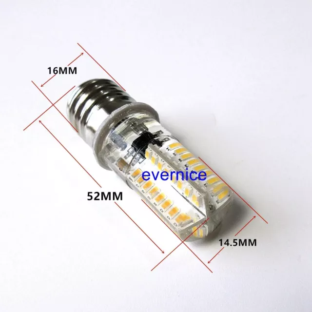 E17 15W Sewing Machine Light Bulb For Singer 15-30 15-88 15-90 27 Fridge
