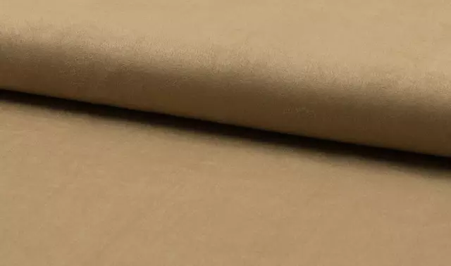 Luxury STRETCHY Faux Suede Suedette Fabric Material - CAMEL