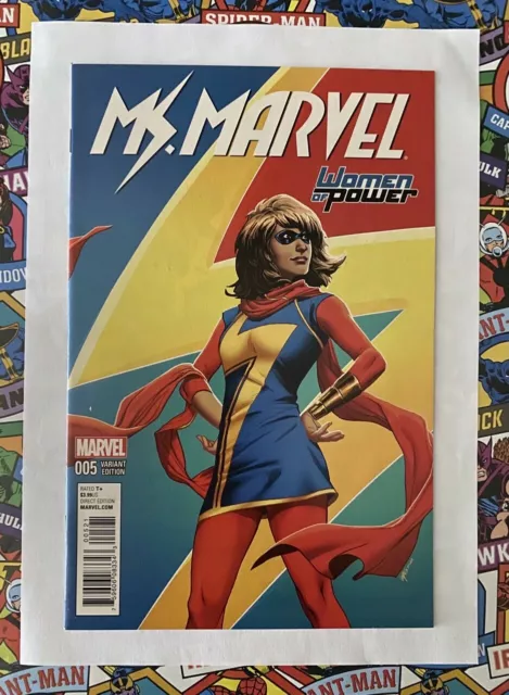 Ms Marvel Vol 4 #5 - May 2016 - Lupacchino Women Of Power Variant! - Nm (9.4)