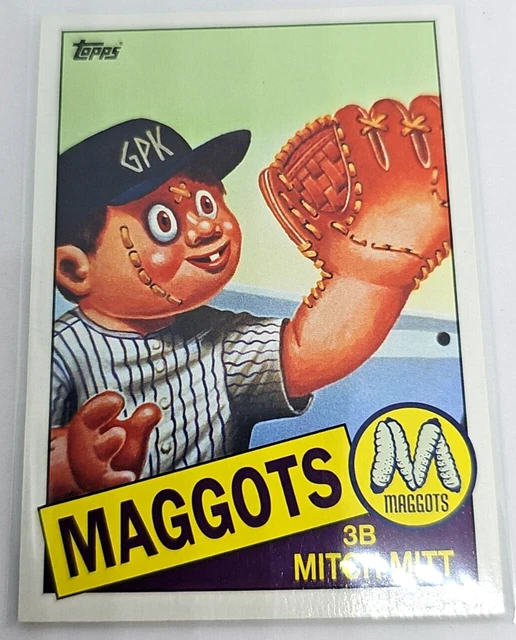Gpk Baseball CARTE DE BASEBALL GPK Mitch Mitt Maggots #5 2015 Topps Garbage Pail ...