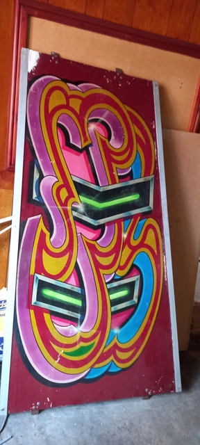 Waltzer Lettering FAIRGROUND WALTZER RIDE Original Hand Painted Panels. £75.00 - PicClick UK