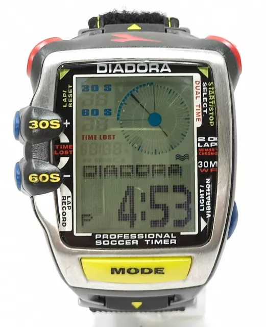 OROLOGIO DIADORA SOCCER time calcio professional watch multifunzione chronograph EUR 120 00 PicClick IT