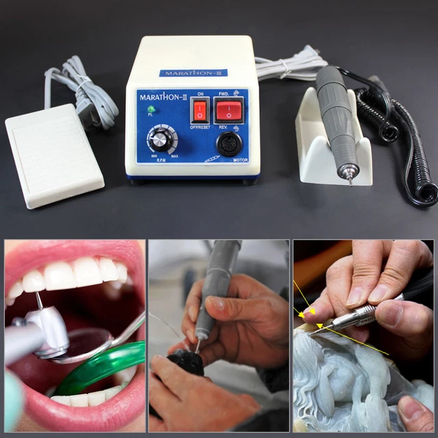 Pièce à Main De Polissage Strong 90 Marathon – Micro-moteur 0-35 000 Tr/min Pour Laboratoire Et Atelier