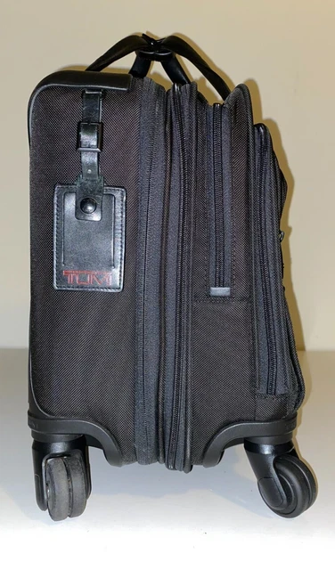 Tumi Deluxe 4 Wheeled Laptop Case Brief – Alpha 2 - 26627D2 Rolling Briefcase 3