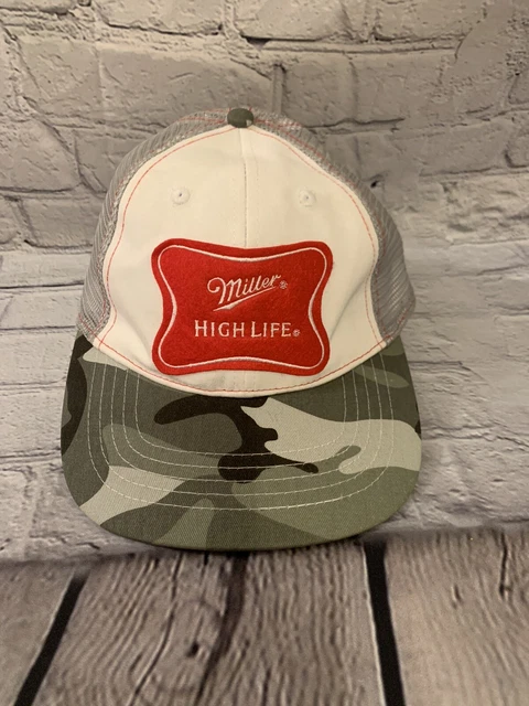 Infinity Miller High Life Beer Patch Baseball Hat Strap Back RN #107671 Camo
