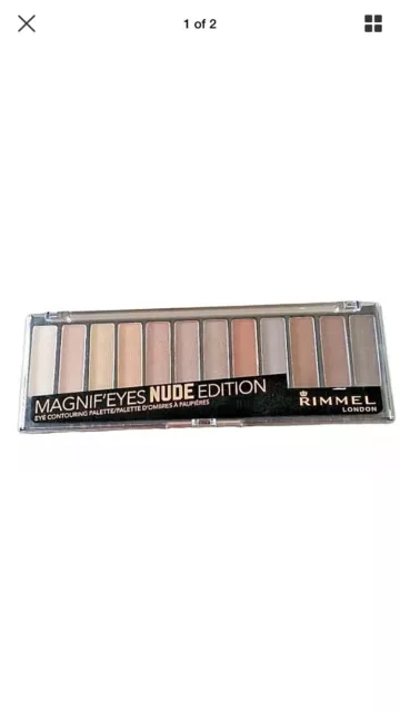 Rimmel London Magnifeyes Contour 12 Shade Eyeshadow Palette - Nude
