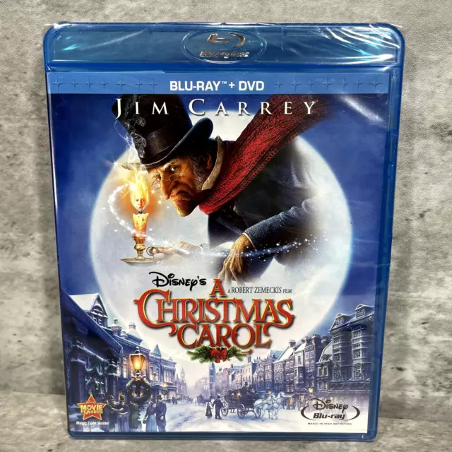 Disneys A Christmas Carol Blu Ray And Dvd Jim Carrey New Sealed 998
