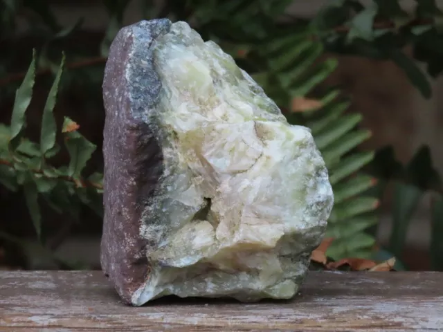 Rough & Raw Natural Prehnite Green Crystal Piece 417 Grams From NT Australia