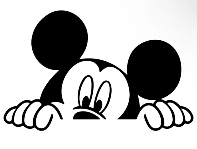 Mickey Mouse Disney Die Cut Vinyl Decal JDM Sticker Multiple Sizes and Colors