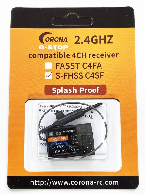 Corona C4Sfhv 4Ch For Car Futaba Radio Control Compatible Receiving Machine