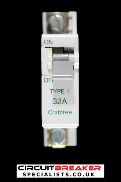 Crabtree 32 Amp Type 1 M6 Mcb Circuit Breaker Sb6000