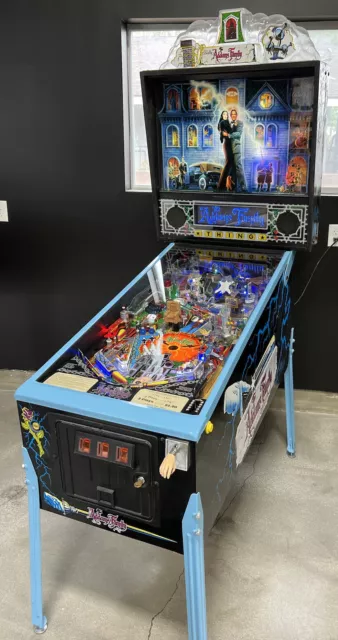 Addams Family Pinball Machine By Bally 1991 Free Shipping LEDS
