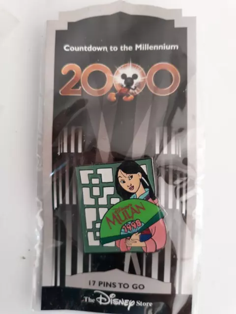 Disney pin Mulan 1998 Countdown to Millennium series 2000 pin # 18...new