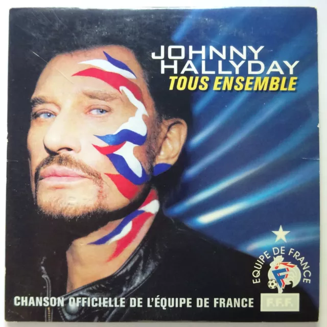 Johnny Hallyday : Tous Ensemble (Chanson Équipe De France) - [ Cd Single ]