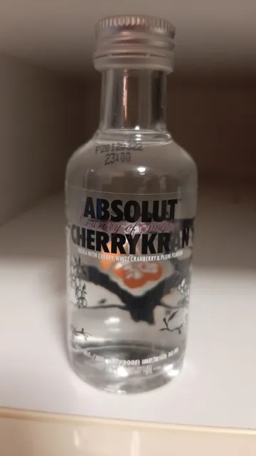 ABSOLUT Vodka Cherrykran  Mini /Miniatur  5cl. / 50ml