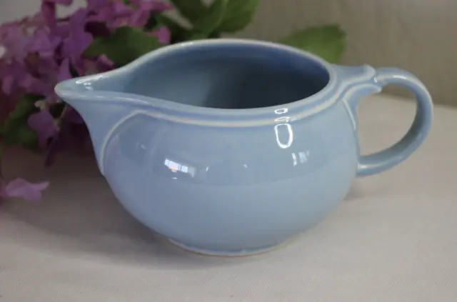 Vintage Lu Ray Pastels TST Blue Creamer USA Farmhouse Kitchen