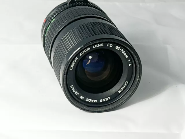 Canon FD 35-70mm F4 M/F Zoom Lens - Clear Optics Excellent Condition