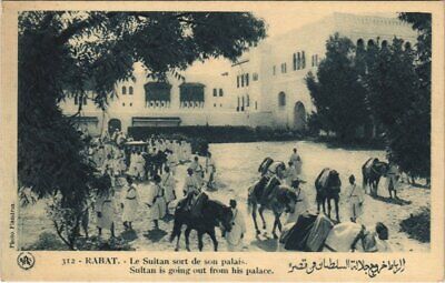 CPA ak rabat morocco sultan fate of his palace Flandrin (38142)