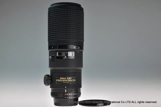 NIKON AF MICRO NIKKOR ED 200mm f/4D Excellent