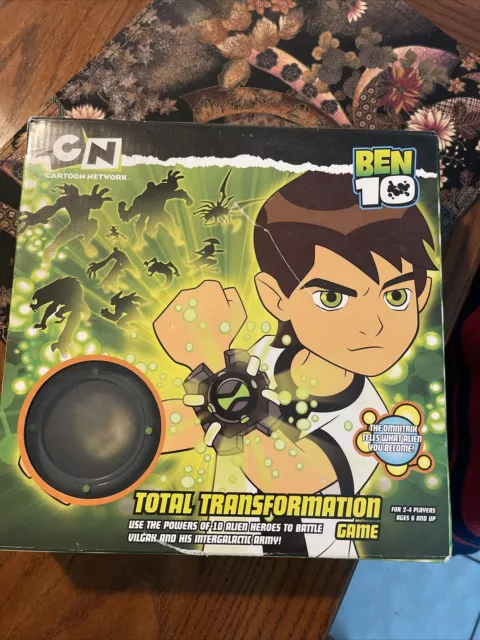 Vintage BEN 10 TOTAL TRANSFORMATION BOARD GAME Cartoon Network VGC