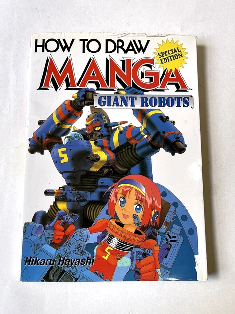 HOW TO DRAW Manga Giant Robots Special Edition Paperback Book by Hikaru