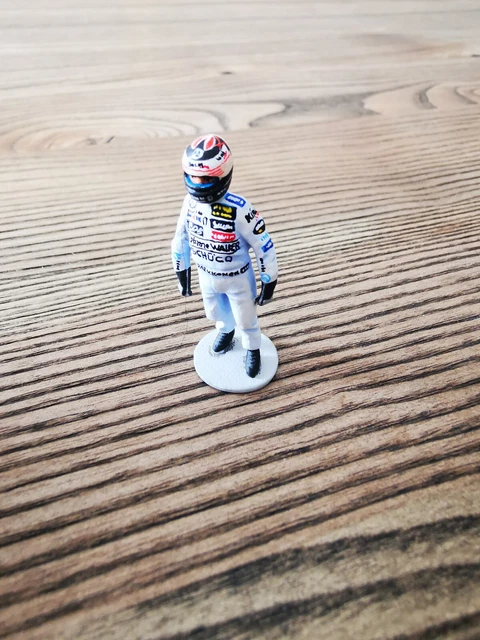 FIGURINE 1/18 KIMI RAIKKONEN VROOM NOT PEINT FOR MINICHAMPS MATTEL SPARK