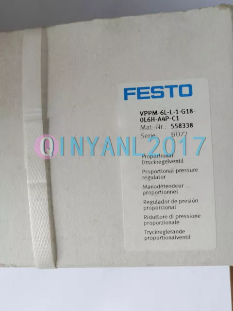 1PC New FESTO VPPM-6L-L-1-G18-0L6H-A4P-C1 558338 proportional valve