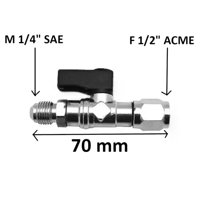 Adaptateur bouteille de gaz adaptateur bouteille R32 1/4 pouce SAE