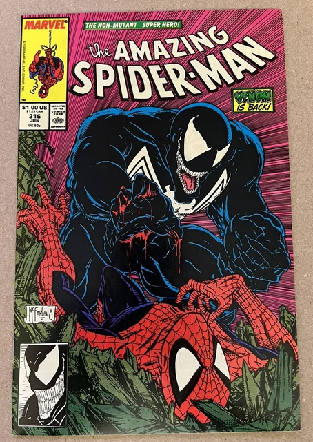 Marvel Comics Amazing Spider-Man #316 (1989) 1st Venom Cover Todd McFarlane