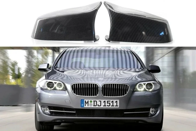Coques De Rétroviseurs Noires Pour BMW Série 5 6 7 E60 F10 F12 F01 - ABS Neuf