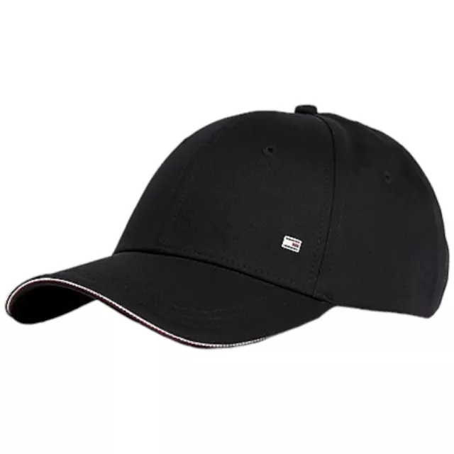 Tommy Hilfiger cappello baseball nero con bandierina art. AM0AM12035 berretto