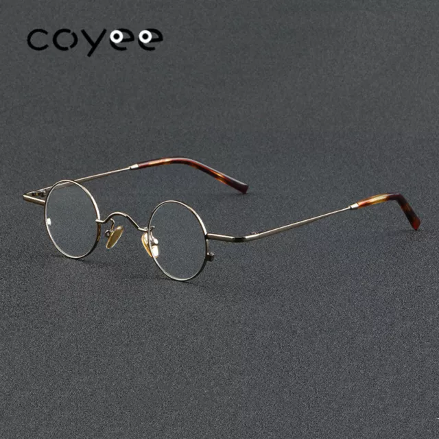 Small Round Eyeglass Frames Mens Womens Full Rim 35mm S S Glasses Retro Eyewear