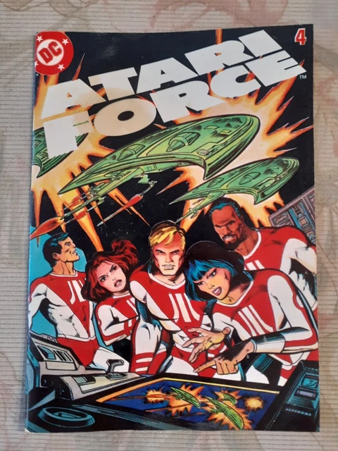 ATARI FORCE VOL 1 #4 (1982) 7"x5" promotional mini  giveaway for Atari 2600
