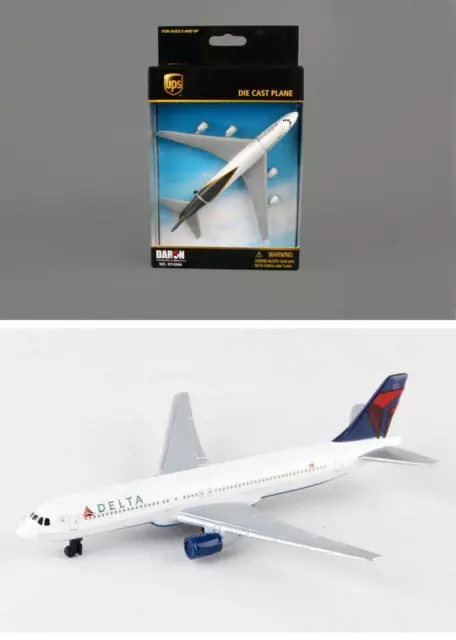 UPS, Delta Airlines Diecast Airplane Package - Two 5.5" Diecast Model Planes