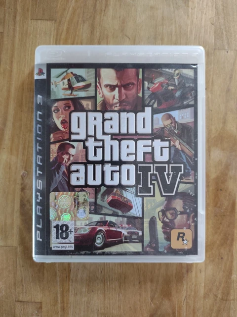 GRAND THEFT AUTO IV GTA4 Sony Playstation 3 jeu PS3 avec carte et
