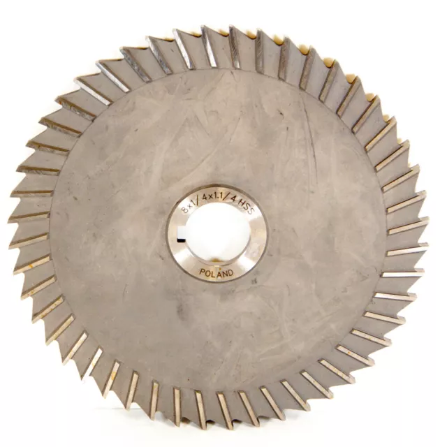 Dolfa 5-748-454 Side Chip Slitting Saw 8" x 1/4" x 1-1/4" 48T