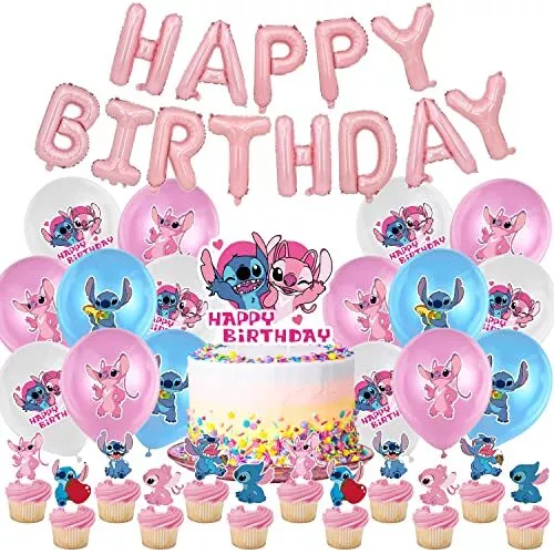 Lilo e Stitch Palloncini Personaggio Cartone animato Birthday Stitch Party  Numero di età Palloncino Lilo e Stitch Festa di compleanno -  Italia