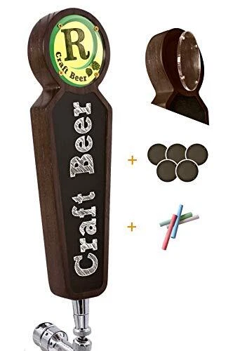 TESLYAR Large Wooden Chalkboard Tap Handles Kegerator Bar Restaurant Brewery ...