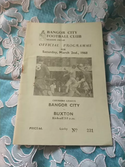 Bangor City vs Buxton 67/8 Cheshire League