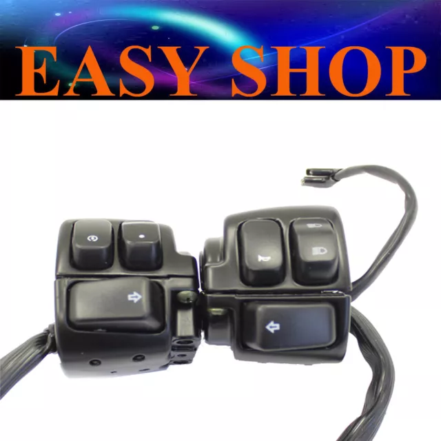 Motorcycle Handlebar Start Switch Control Housing Wire Harness Harley Davidson