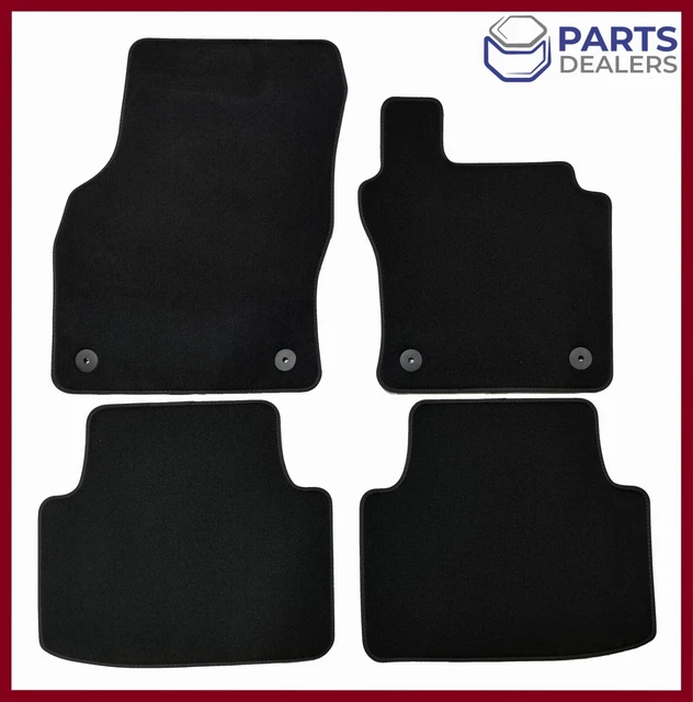 Genuine Vw Passat B8 2014-2023 Car Velour Floor Carpet Mat Set Of 4 Mats Black