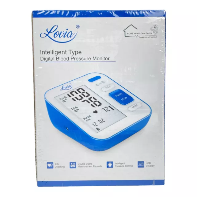 Lovia Intelligent Type Digital Blood Pressure Monitor with LCD Display