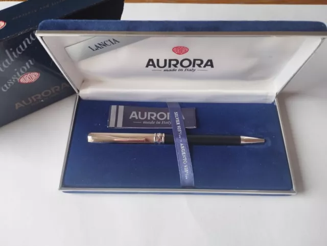 Aurora Magellano A42 925 Silver Barley Pattern Ballpoint Pen FULL SET